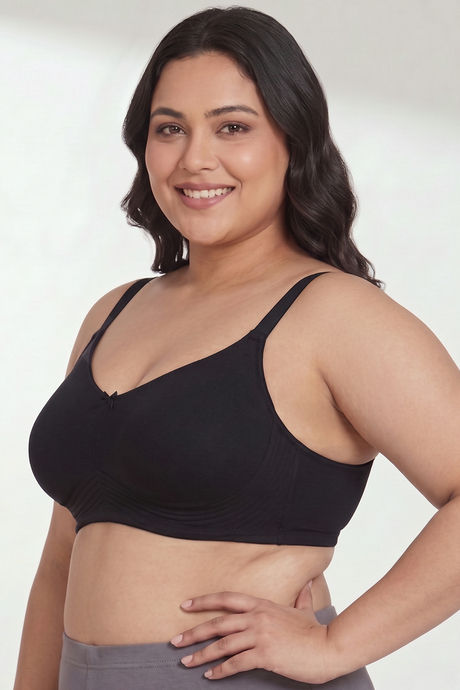 Zivame True Curv Double Layered Non Wired Full Coverage Super Support Bra - Tap Shoe — image 2